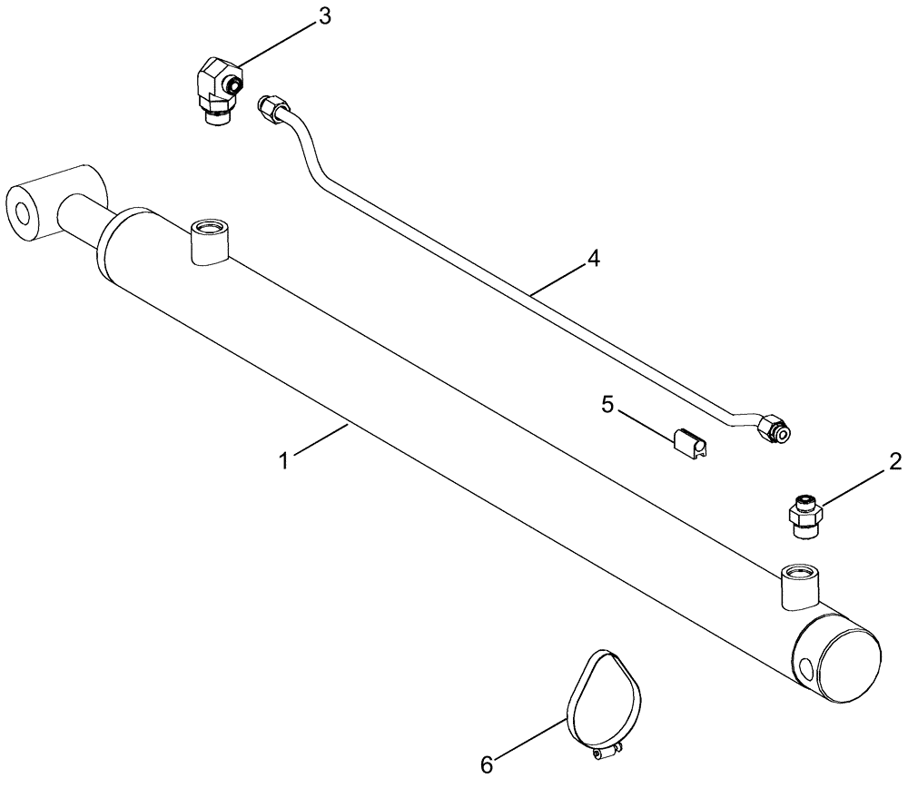 Схема запчастей Case IH 625 - (35.910.21) - SECONDARY DOOR CYLINDER SYSTEM (35) - HYDRAULIC SYSTEMS