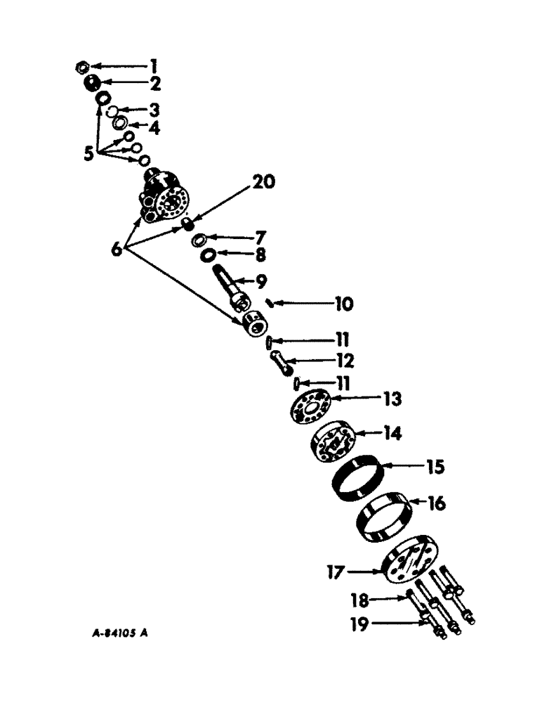 Схема запчастей Case IH 2656 - (J-16) - STEERING MECHANISM, HYDROSTATIC POWER STEERING HAND PUMP Steering Mechanism