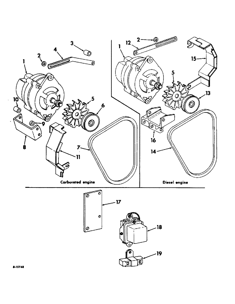 Схема запчастей Case IH 706 - (G-09) - ELECTRICAL SYSTEM, ALTERNATOR GENERATOR AND CONNECTIONS (06) - ELECTRICAL SYSTEMS