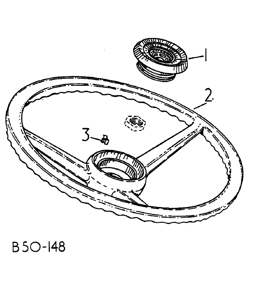 Схема запчастей Case IH 885 - (10-006) - STEERING WHEEL (07) - HYDRAULICS