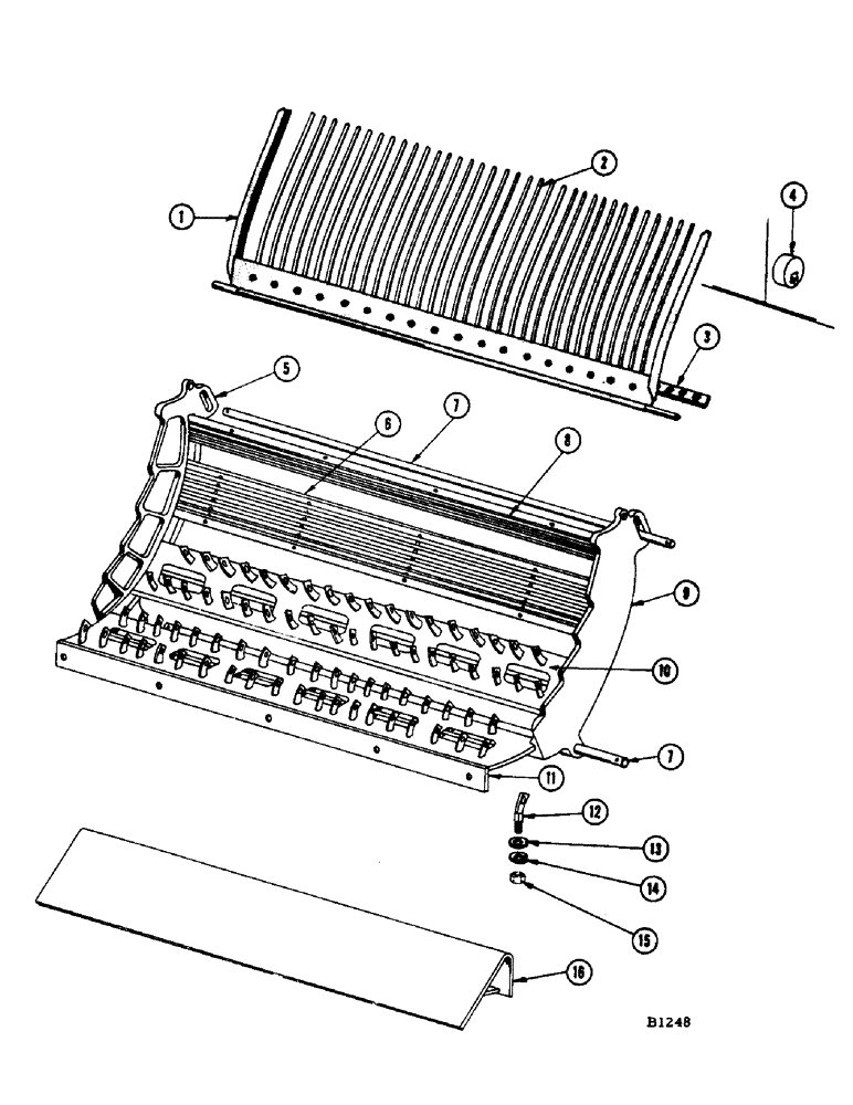 Схема запчастей Case IH 1060 - (118) - SPIKE TOOTH CYLINDER, CONCAVES, TINES AND REMOVABLE FEED PLATE (66) - THRESHING