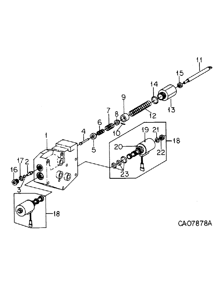 Схема запчастей Case IH 5088 - (10-15) - HYDRAULICS, TRANSMISSION CONTROL VALVE (07) - HYDRAULICS