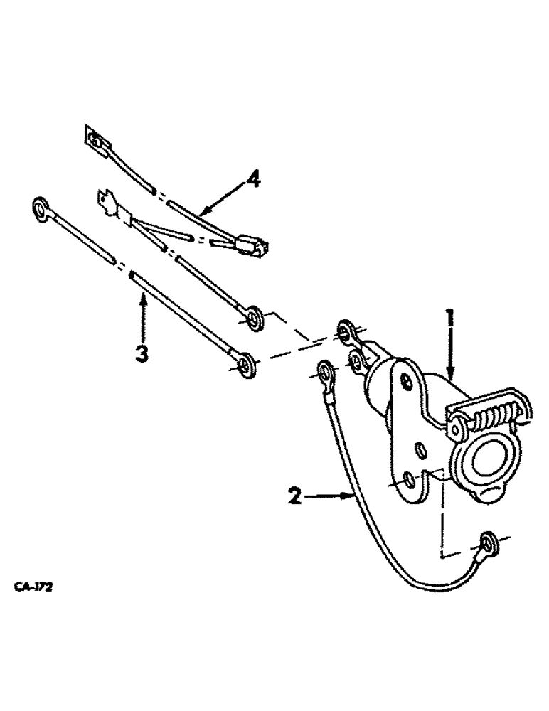 Схема запчастей Case IH 4100 - (G-14) - ELECTRICAL SYSTEM, ELECTRIC BREAKAWAY CONNECTOR SOCKET (06) - ELECTRICAL SYSTEMS