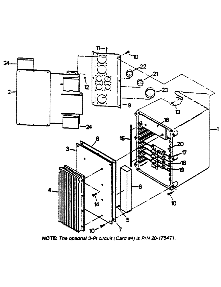 Схема запчастей Case IH 9180 - (02-14) - ELECTRONIC CONTROL CENTER ASSEMBLY (06) - ELECTRICAL