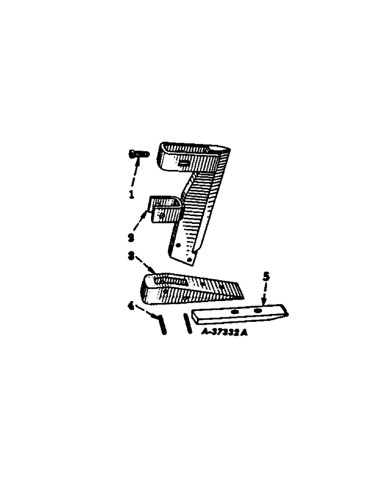 Схема запчастей Case IH 80 - (A-32) - SUBSOIL ATTACHMENT, SINGLE POINT 