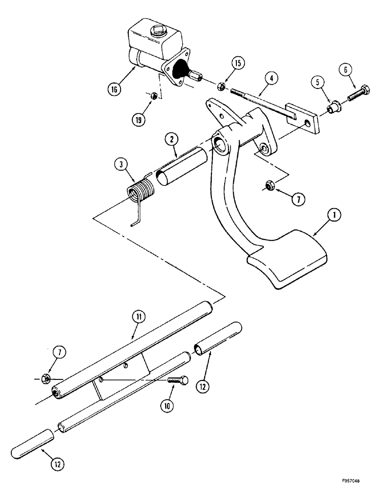 Схема запчастей Case IH 9350 - (7-02) - BRAKE CONTROLS (07) - BRAKES