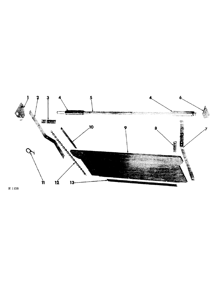 Схема запчастей Case IH 160 - (G-16) - REAR ENDGATE (LIQUID MANURE) (1965 SEASON & SINCE) 