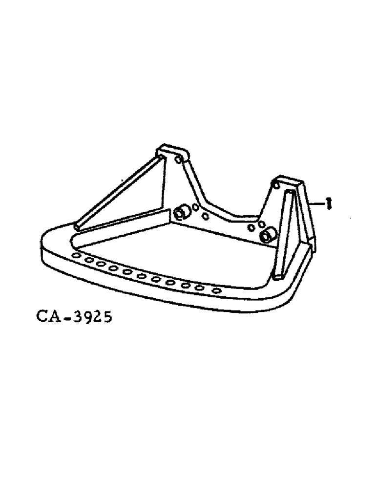 Схема запчастей Case IH 986 - (09-02) - FRAME, FIXED NON-ADJUSTABLE DRAWBAR, MODELS WITHOUT HYDRAULIC DRAFT CONTROL (12) - FRAME