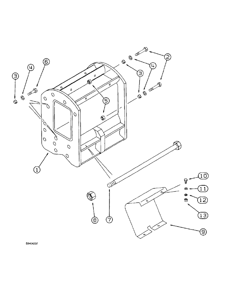 Схема запчастей Case IH 2055 - (6-49E) - AXLE SPACERS (03) - POWER TRAIN