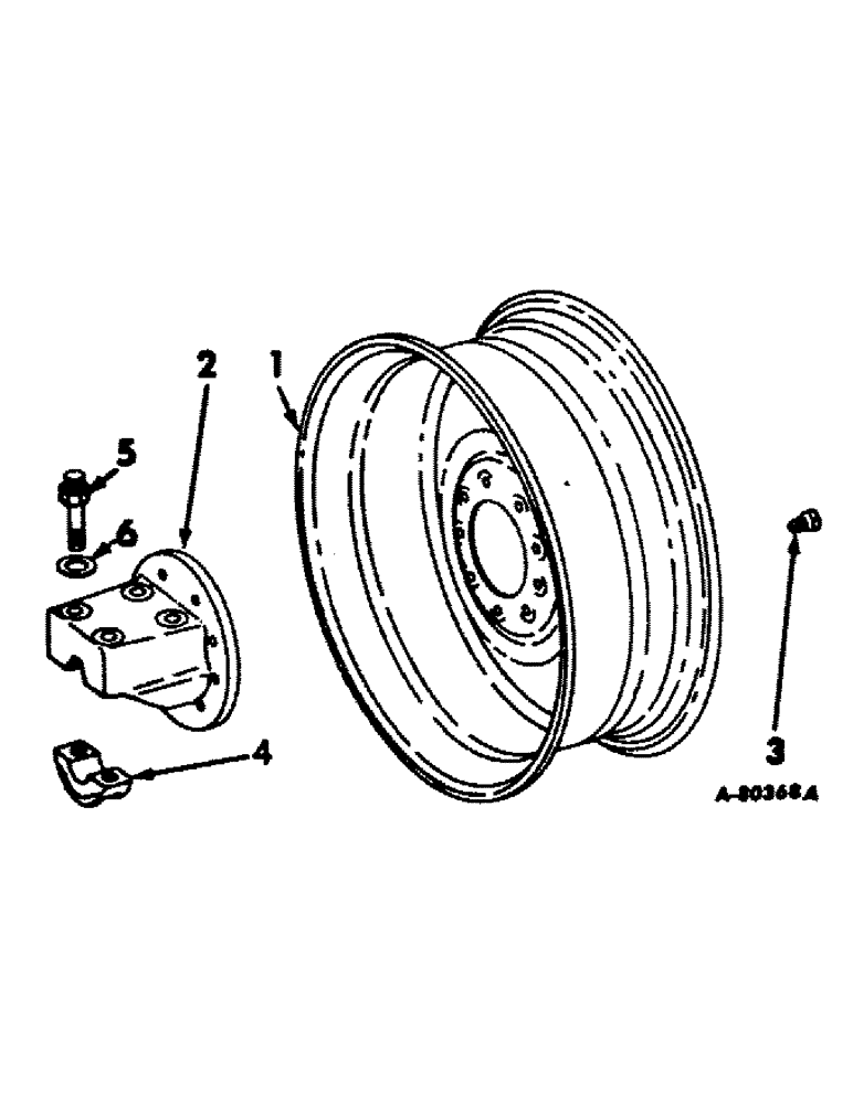 Схема запчастей Case IH 21456 - (15-04) - WHEELS AND TRACTION, OUTER DUAL REAR WHEELS, DISC TYPE Wheels & Traction