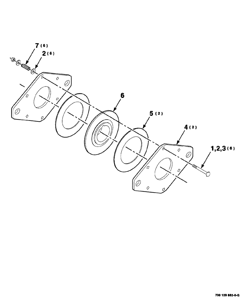 Схема запчастей Case IH 8576 - (05-008) - STUFFER CLUTCH ASSEMBLY (16) - BALE EJECTOR