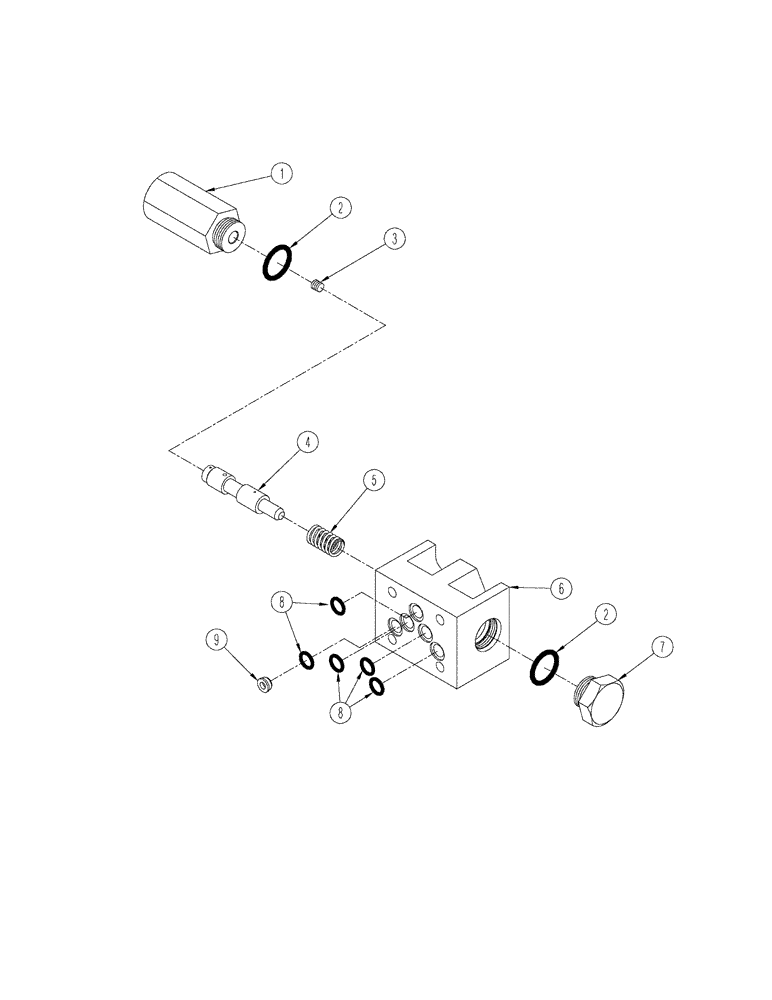 Схема запчастей Case IH STX275 - (06-27) - MANUAL SHIFT TRANSMISSION - LOCKOUT VALVE ASSEMBLY (06) - POWER TRAIN