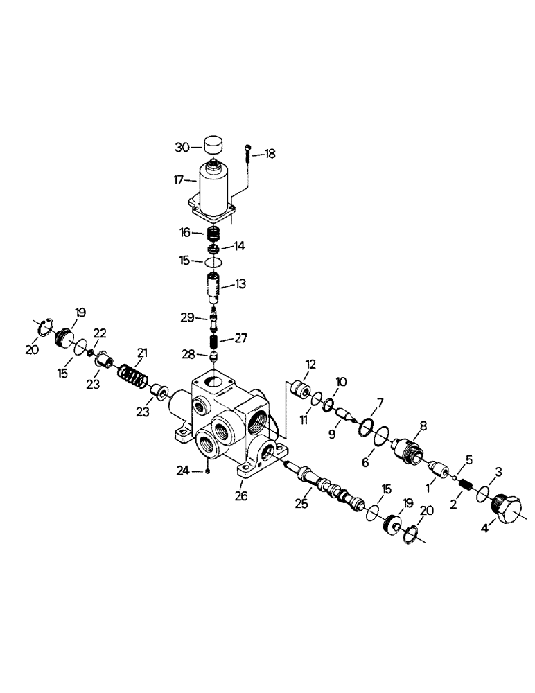 Схема запчастей Case IH STEIGER - (10-12) - SOLENOID VALVE ASSEMBLY Options & Miscellaneous