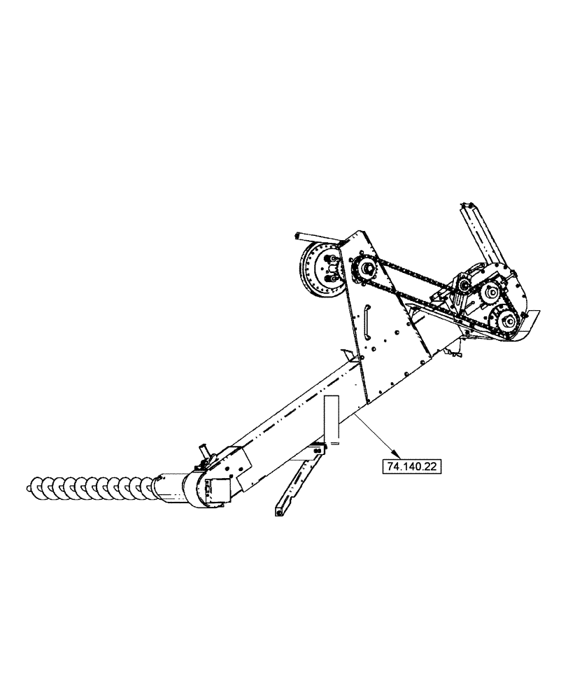 Схема запчастей Case IH 5130 - (00.000.74[02]) - PICTORAL INDEX - CLEANING (00) - GENERAL & PICTORIAL INDEX