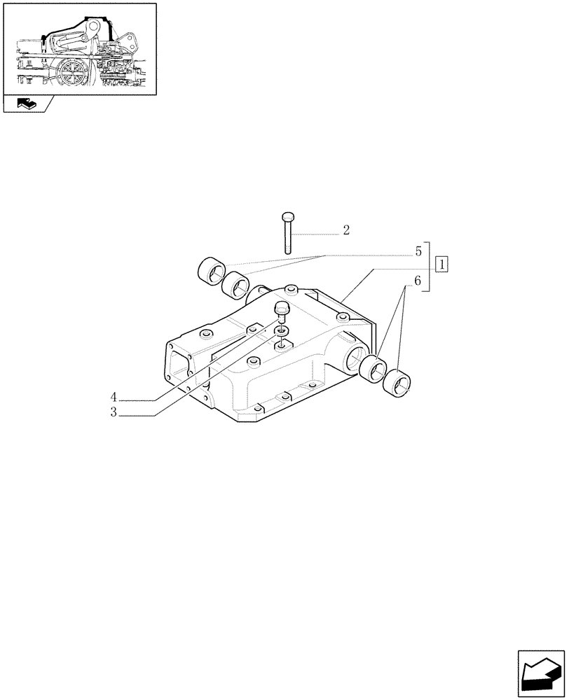 Схема запчастей Case IH FARMALL 80 - (1.82.0[01]) - LIFT - COVERS (07) - HYDRAULIC SYSTEM