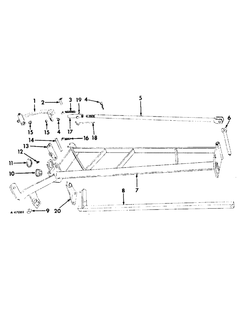 Схема запчастей Case IH 465A - (W-02) - INNER FRAME 