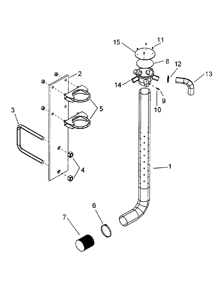 Схема запчастей Case IH 2000 - (F06) - SECONDARY MANIFOLD, TUBES AND STANDS, 3/4", 1" AND 1-1/2" PORTS 