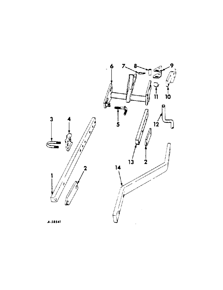 Схема запчастей Case IH 215 - (R-02) - MAIN FRAME 