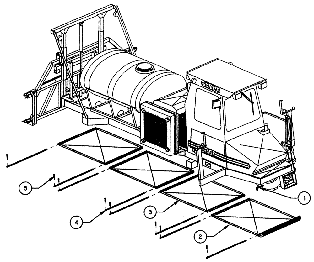 Схема запчастей Case IH TYLER - (02-004) - BELLY PAN ASSEMBLY (01) - ENGINE