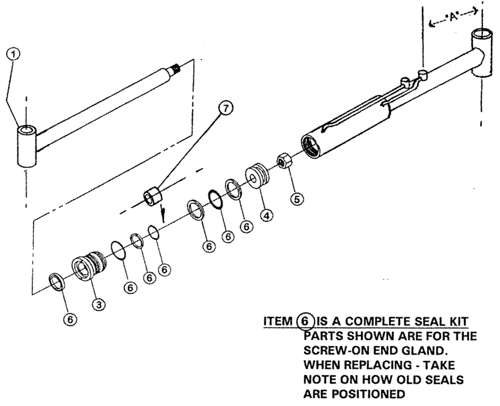 Схема запчастей Case IH PATRIOT 150 - (07-001) - HYDRAULIC CYLINDER - AXLE ADJUST (2" X 18"- 1 1/4" DIA. ROD) Cylinders