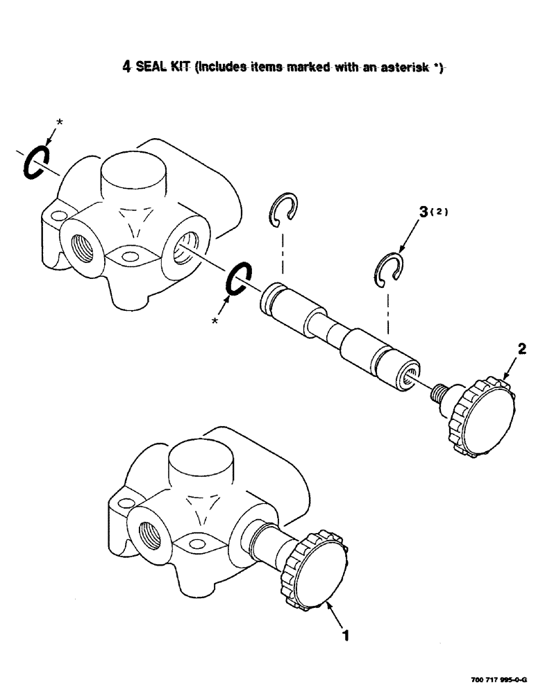 Схема запчастей Case IH RS451 - (8-06) - HYDRAULIC SHUTOFF VALVE ASSEMBLY, TAILGATE, 700717995 HYDRAULIC SHUTOFF VALVE COMPLETE (07) - HYDRAULICS