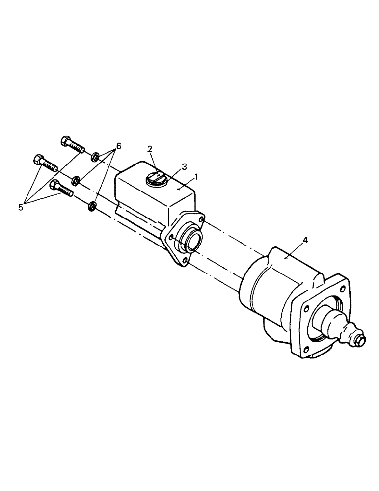 Схема запчастей Case IH PTA310 - (01-47) - BRAKE MASTER CYLINDER, PTA MODELS BEFORE 2-82 (10) - CAB