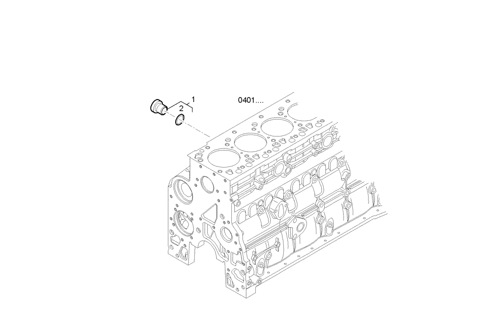 Схема запчастей Case IH F4GE0684C D600 - (3252.022) - BLEEDER TUBING 