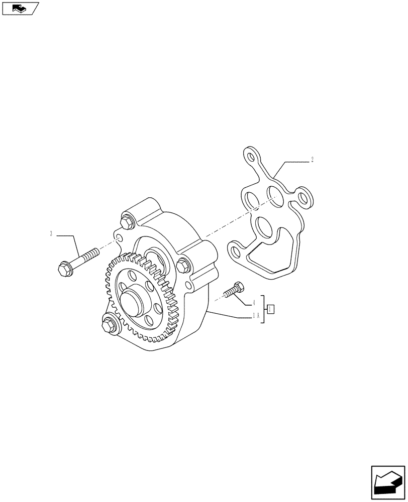 Схема запчастей Case IH F3BFA613C E006 - (10.304.01[03]) - PUMP, ENGINE OIL & RELATED PARTS (10) - ENGINE