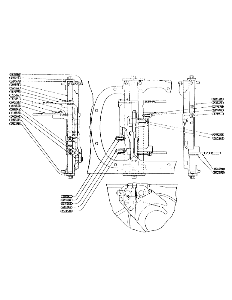 Схема запчастей Case IH 500-SERIES - (095) - GEAR SHIFT PARTS (06) - POWER TRAIN