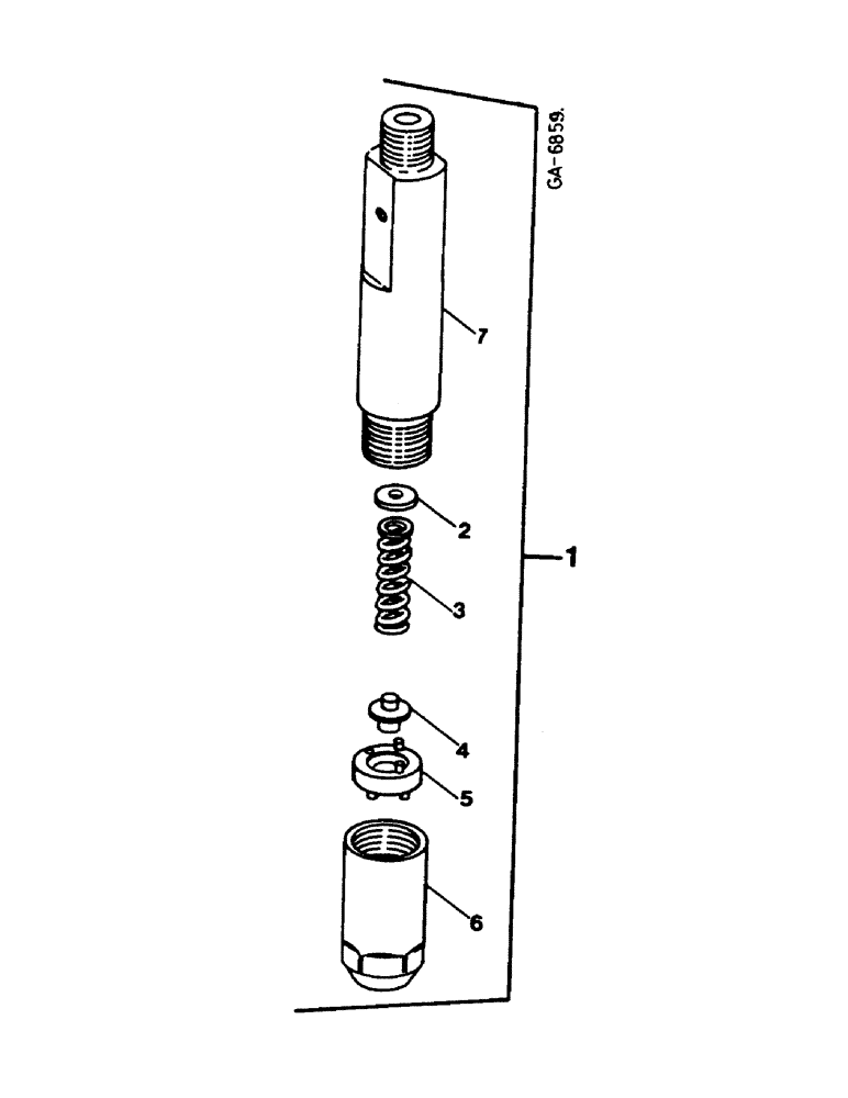 Схема запчастей Case IH 844 - (3C01) - INJECTION NOZZLE HOLDER, 644 (064069-)E, 744 (064069,549490-)E, 844 (016268-)E, 844S (008884-)E Power