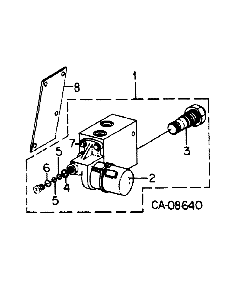 Схема запчастей Case IH 1420 - (10-39) - HYDRAULICS, REEL DRIVE VALVE (07) - HYDRAULICS