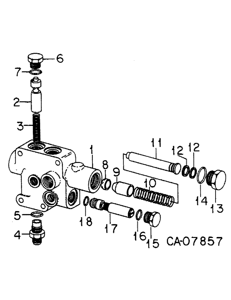 Схема запчастей Case IH 5088 - (10-12) - HYDRAULICS, FLOW DIVIDER VALVE (07) - HYDRAULICS