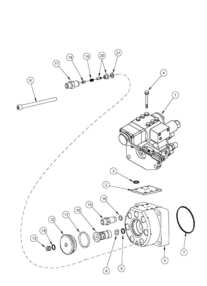 Схема запчастей Case IH CPX610 - (03-10) - FUEL INJECTION PUMP (02) - FUEL SYSTEM