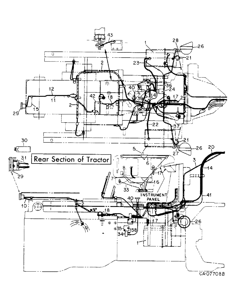 Схема запчастей Case IH 6388 - (08-03) - ELECTRICAL, STARTING AND LIGHTING (06) - ELECTRICAL