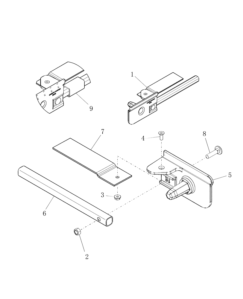 Схема запчастей Case IH DHX211 - (2.01D) - PUSH ROD, FIXED (12) - MAIN FRAME