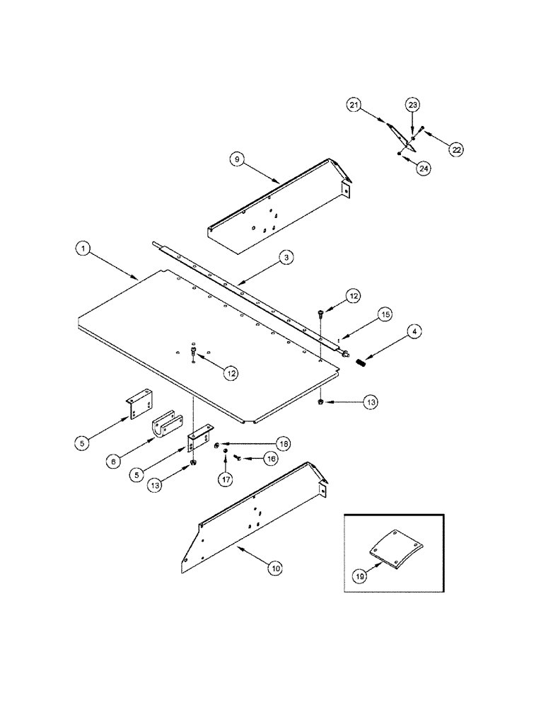 Схема запчастей Case IH 2366 - (05-15) - AXLE, STEERING - SHIELD - ASN JJC0255000 (04) - STEERING