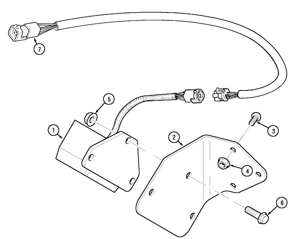 Схема запчастей Case IH MX150 - (04-30) - GROUND SPEED SENSOR (55) - ELECTRICAL SYSTEMS