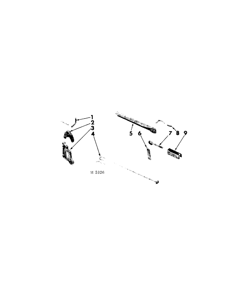 Схема запчастей Case IH 80 - (09-08) - HYDRAULIC LIFT PARTS 