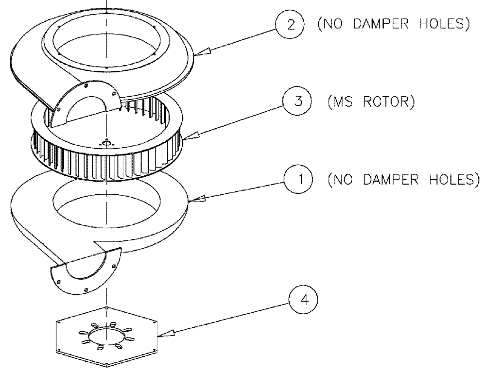 Схема запчастей Case IH 810 - (01-022) - FAN, 6 INCH Basic Unit