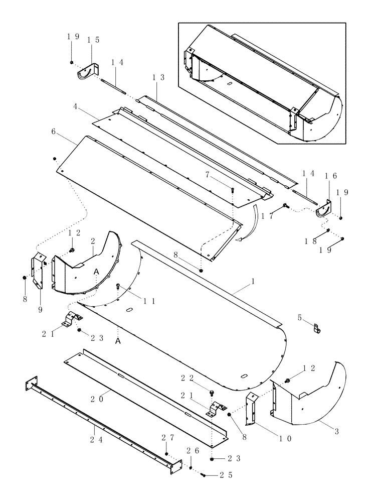 Схема запчастей Case IH 2377 - (09C-04) - CLEANING FAN - HOUSING (15) - BEATER & CLEANING FANS