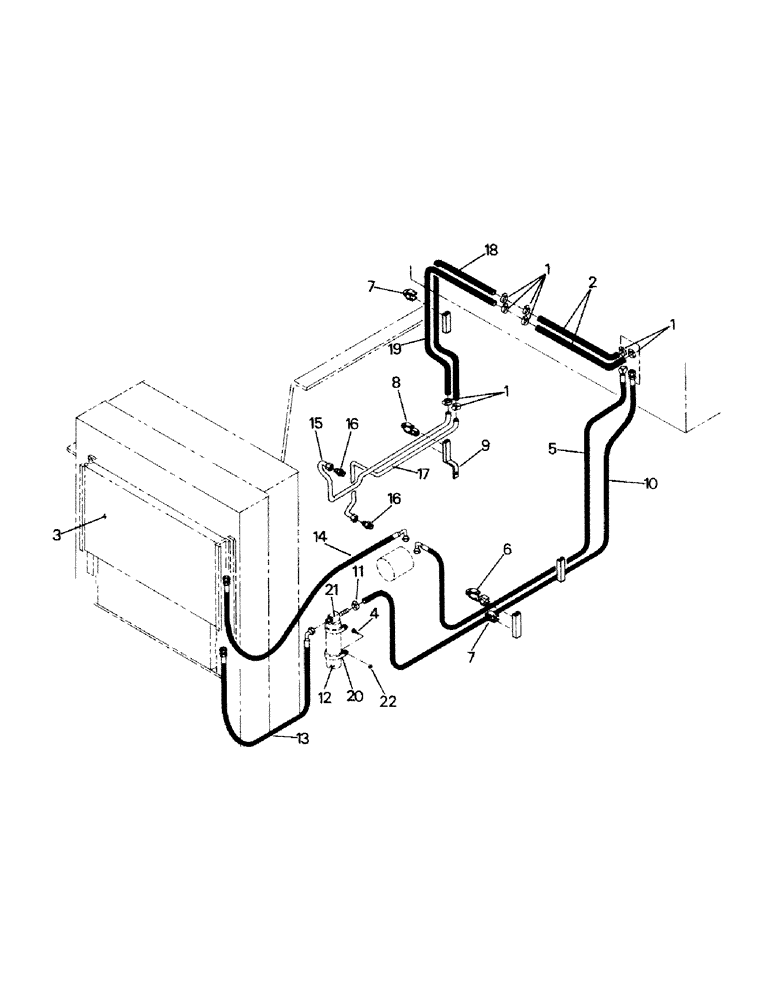 Схема запчастей Case IH ST470 - (03-04) - A/C PLUMBING, CUMMINS ENGINE (03) - Climate Control