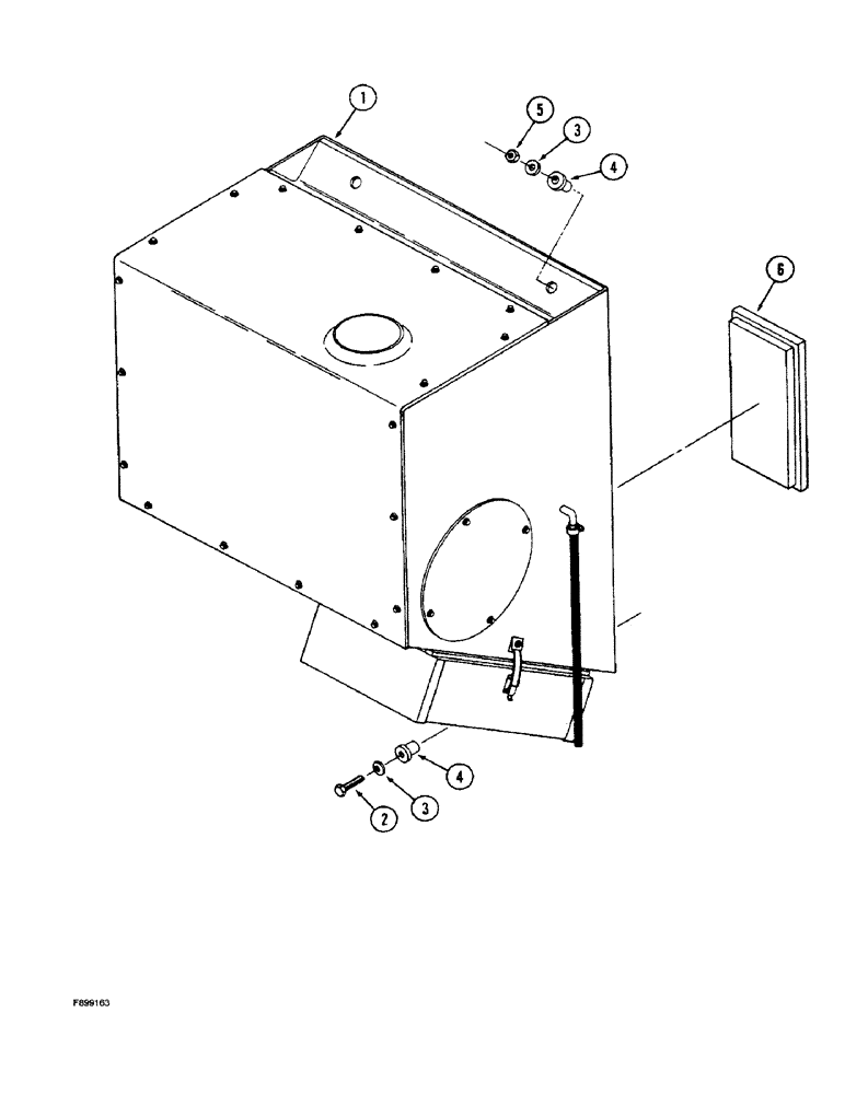 Схема запчастей Case IH 9280 - (9-082) - CAB AIR CONDITIONER & HEATER MODULE PRIOR TO P.I.N. JCB0028400 (09) - CHASSIS/ATTACHMENTS