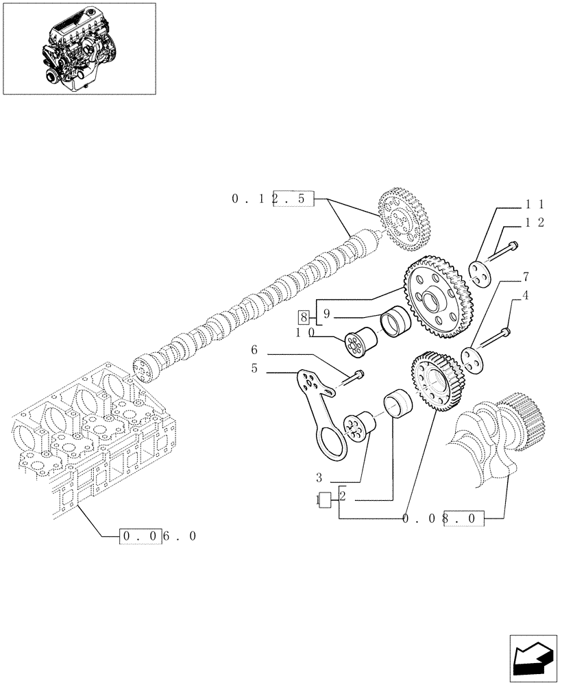 Схема запчастей Case IH F3AE0684E B006 - (0.10.0[01]) - INTERMEDIATE CONTROLS (504051834) 