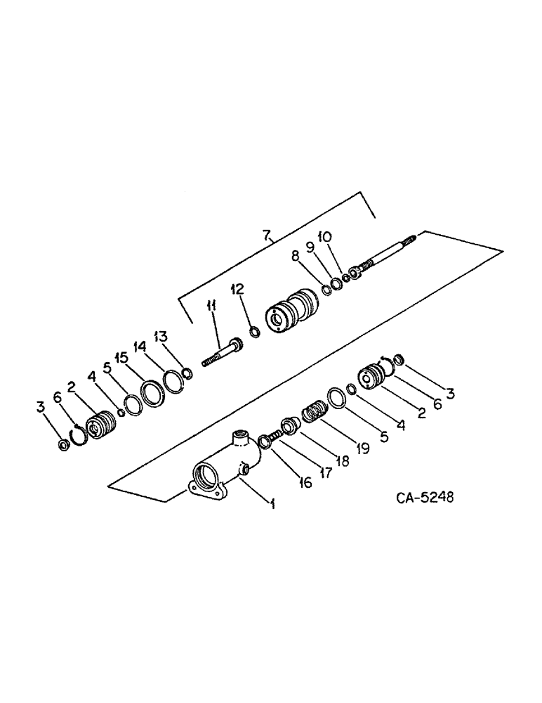 Схема запчастей Case IH 986 - (07-06) - DRIVE TRAIN, CLUTCH BOOSTER (04) - Drive Train