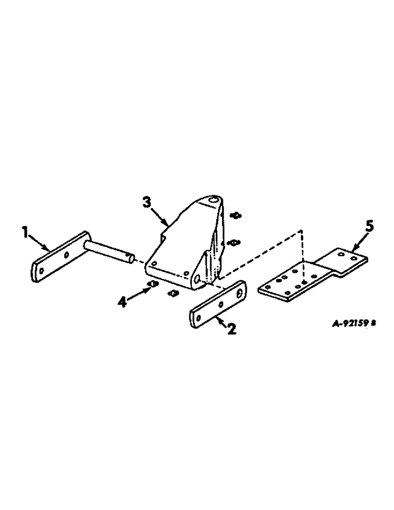 Схема запчастей Case IH VARIOUS - (B-188) - STEERING BRACKET 