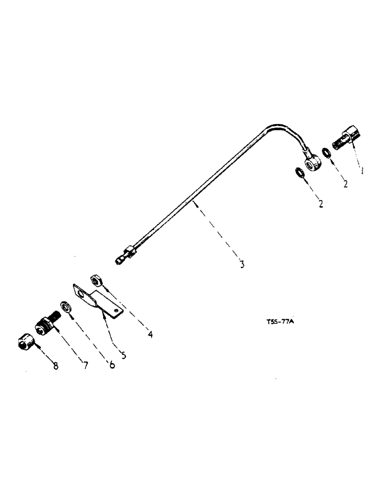 Схема запчастей Case IH 434 - (5-21) - SELF-SEALING COUPLING ATTACHMENT - HYDRAULIC ATTACHMENTS (08) - HYDRAULICS