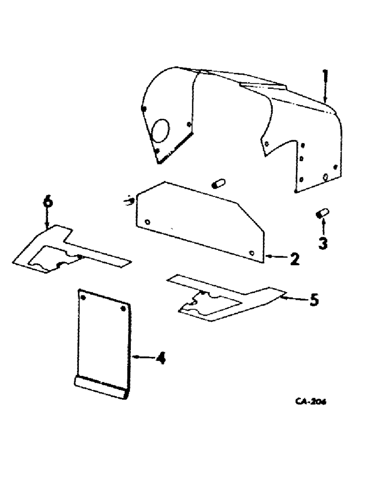 Схема запчастей Case IH 2756 - (N-07) - PARTS ACCESSORIES AND ATTACHMENTS, ALLEN TRACTOR CAB INSULATION Accessories & Attachments