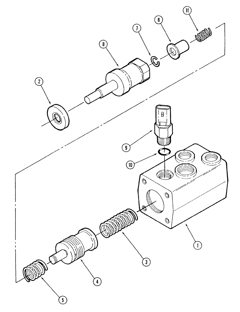 Схема запчастей Case IH STX325 - (07-02) - BRAKE VALVE ASSY (07) - BRAKES