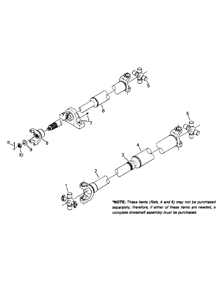 Схема запчастей Case IH STEIGER - (10-15) - PTO DRIVESHAFTS Options & Miscellaneous