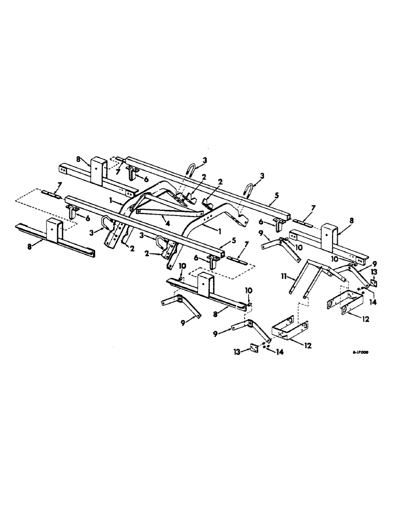 Схема запчастей Case IH 224 - (B-2) - MAIN FRAME 